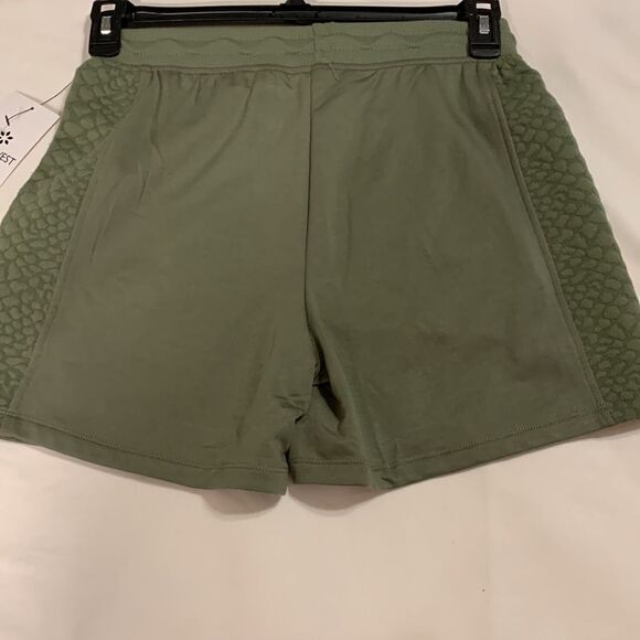 Nine West Active Size Small Athletic shorts olives green with drawstring waist - Picture 4 of 9
